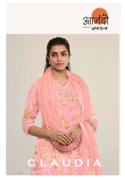 Claudia 8045 By Anando Designer Handwork Salwar Kameez Collection